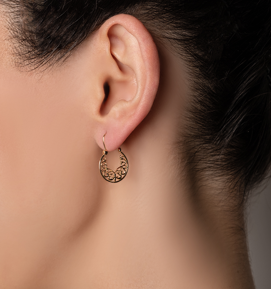 Серьги Кристалл NM22000226773 золото