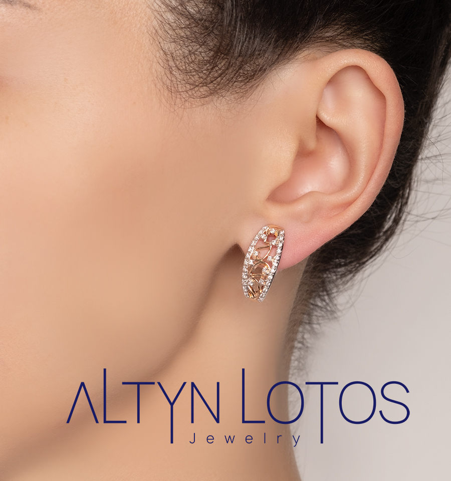 Серьги Кристалл NB47900226773 золото фианит