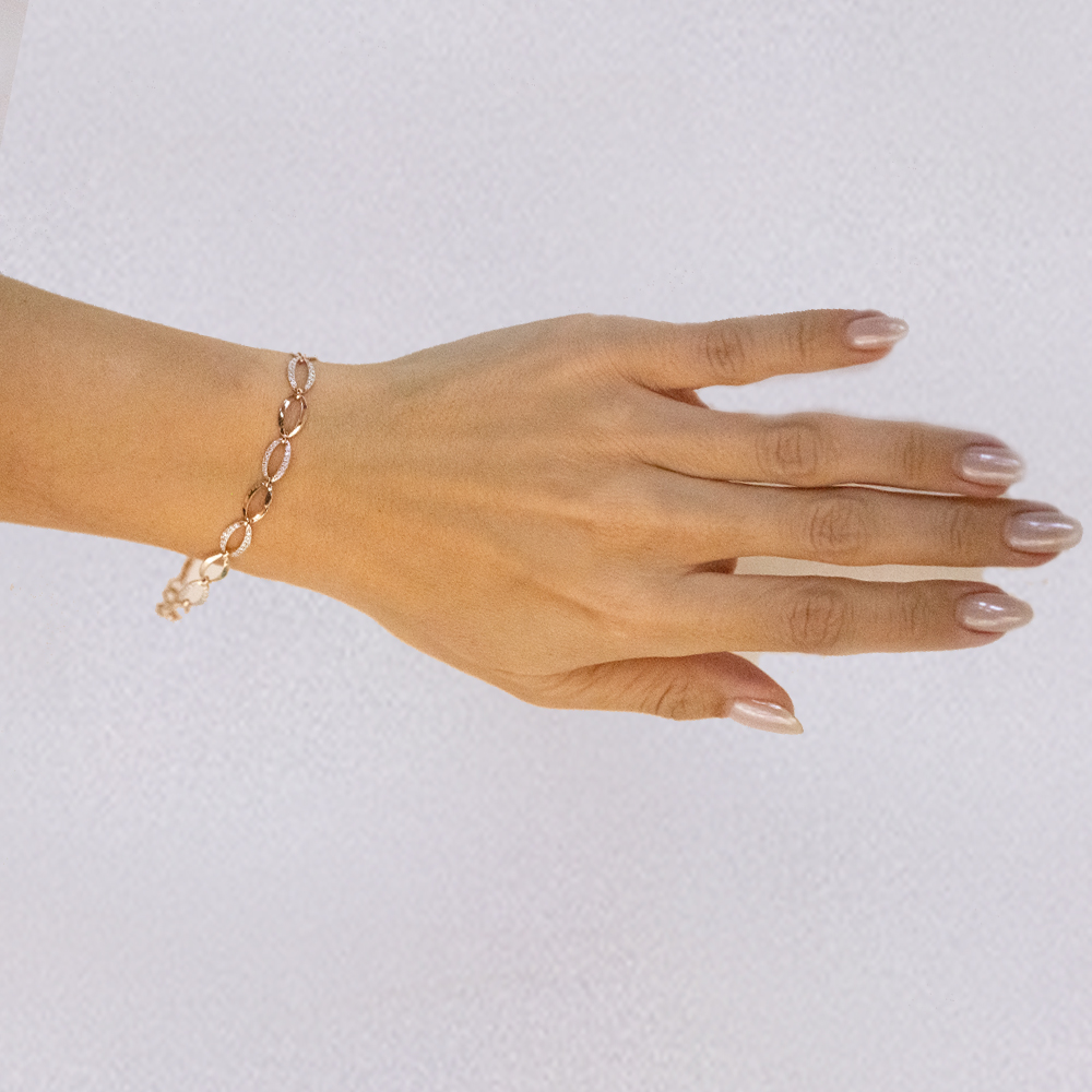 Браслет Сорокин 10213500 золото фианит