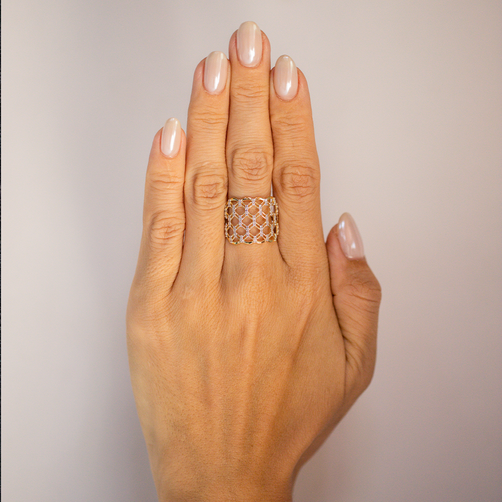 Кольцо Сорокин 70028300 золото фианит