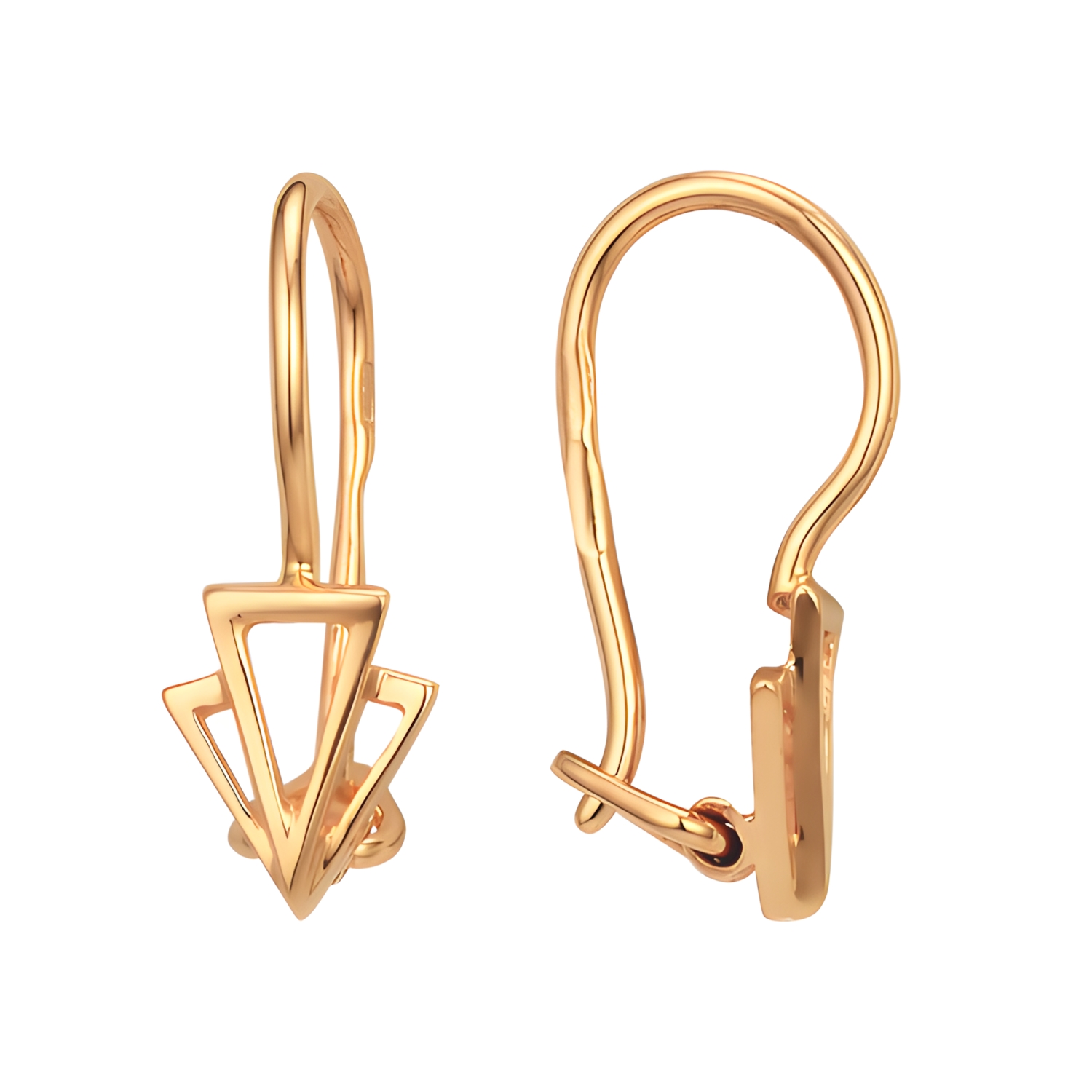 Серьги Сорокин 40024700 золото без вставок 78200 тг