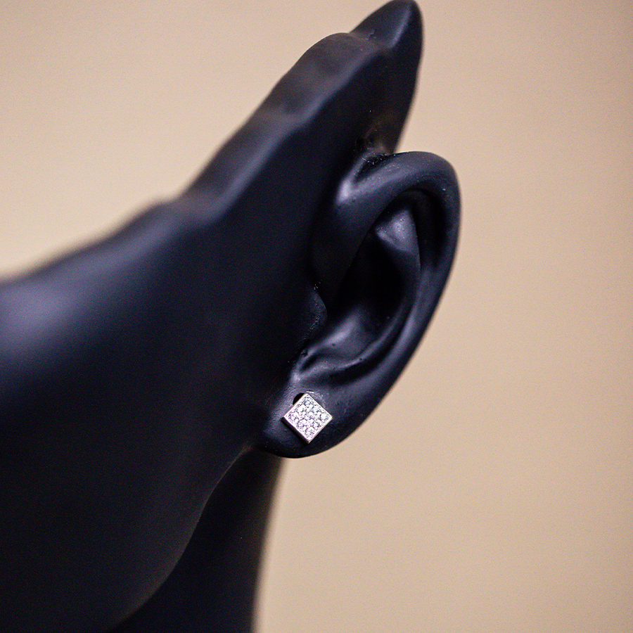 Серьги Сорокин 40128900-2 золото фианит