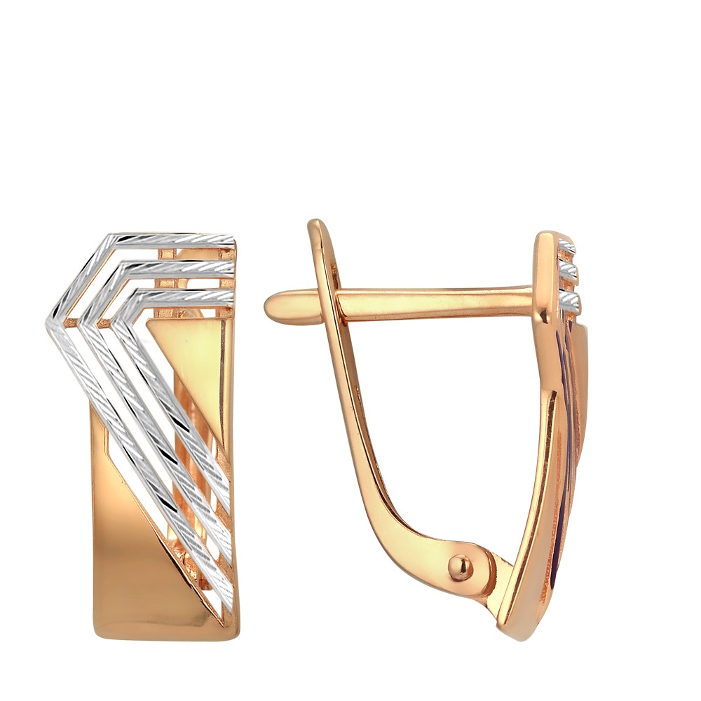 Серьги Сорокин 41265200 золото без вставок 122400 тг