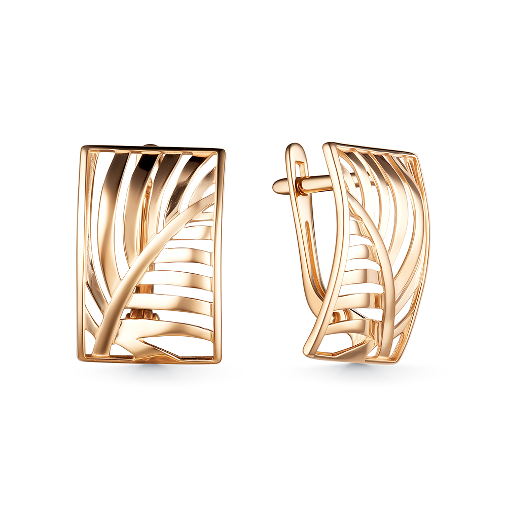 Серьги Сорокин 40288700-2 золото без вставок 198560 тг