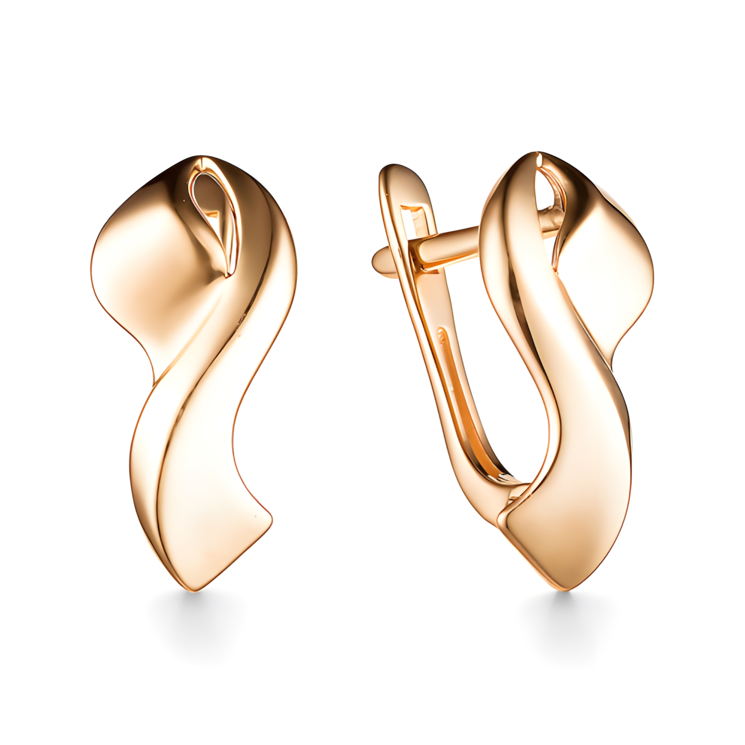 Серьги Сорокин 40207600-2 золото без вставок 129880 тг