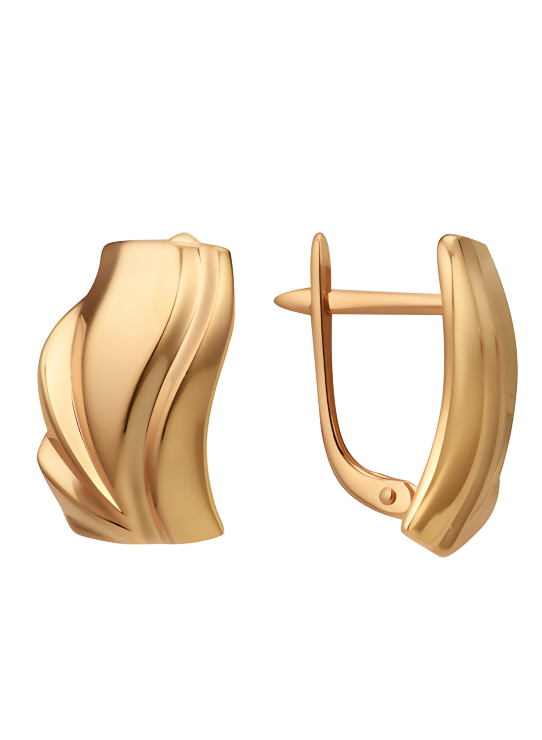 Серьги Сорокин 40171800-2 золото без вставок 191760 тг