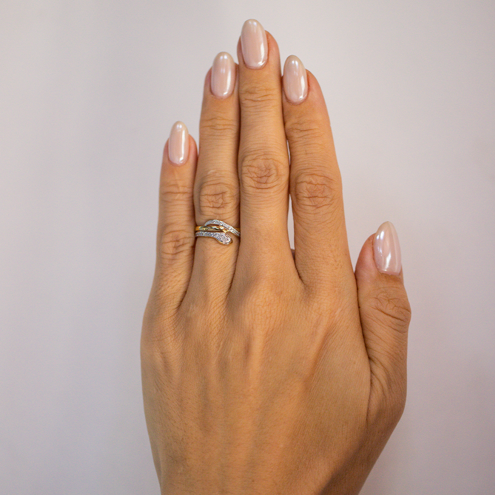 Кольцо Сорокин 70272100-2 золото фианит