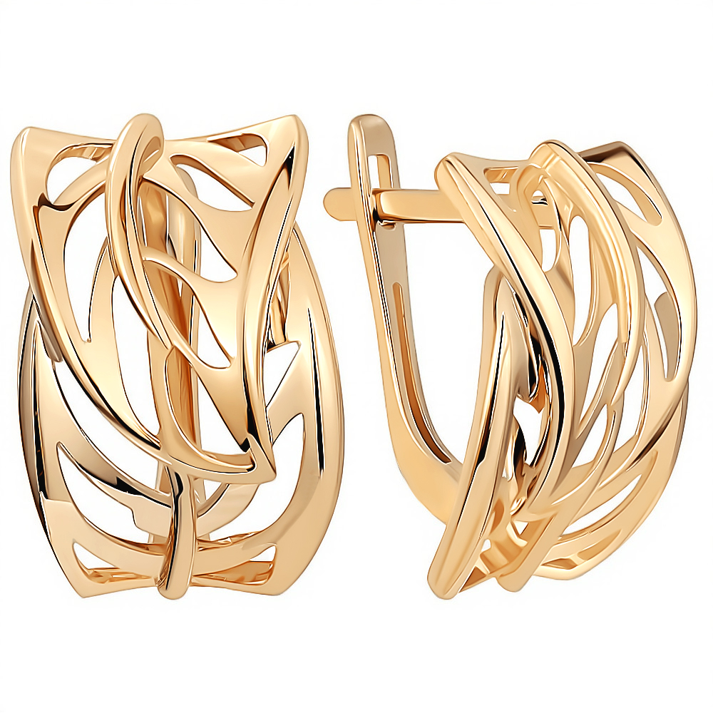 Серьги СОРОКИН 40298900-2 вес 3,17 г золото 215560 тг