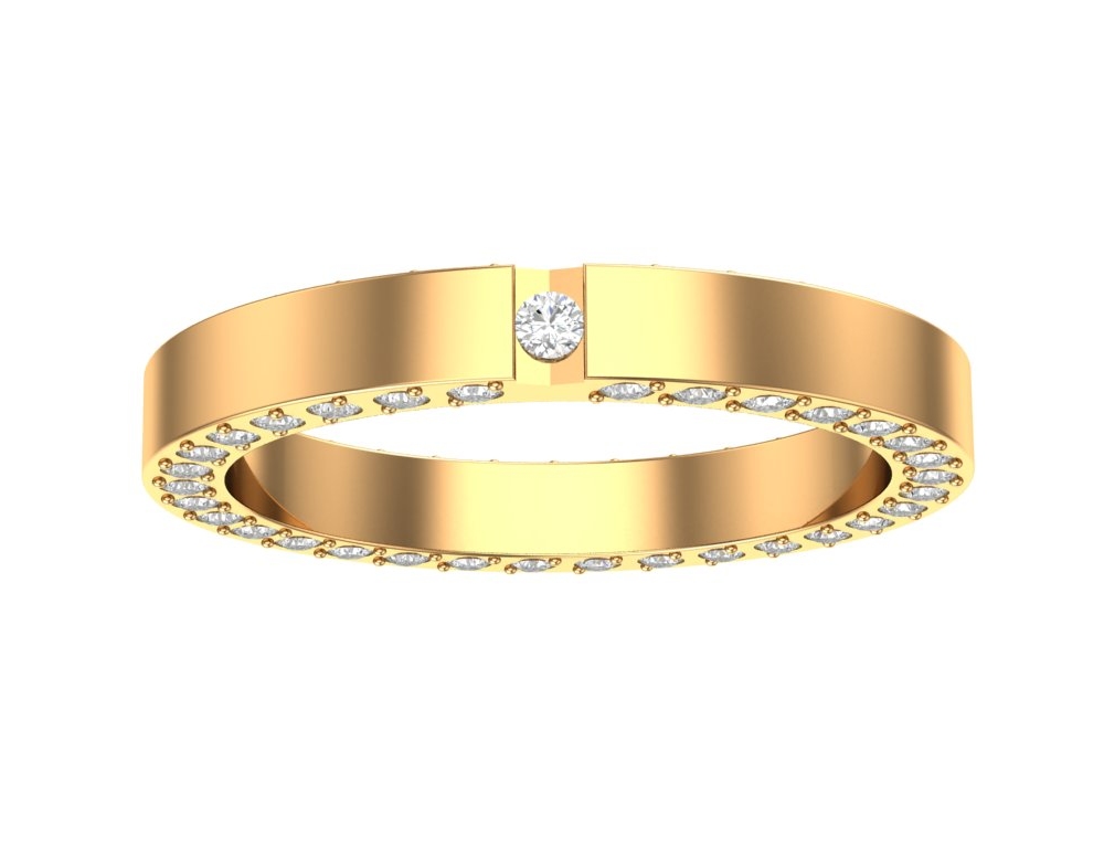 Кольцо Покровский 1000024-00770 размер 17.5 вес 2.94 г золото фианит