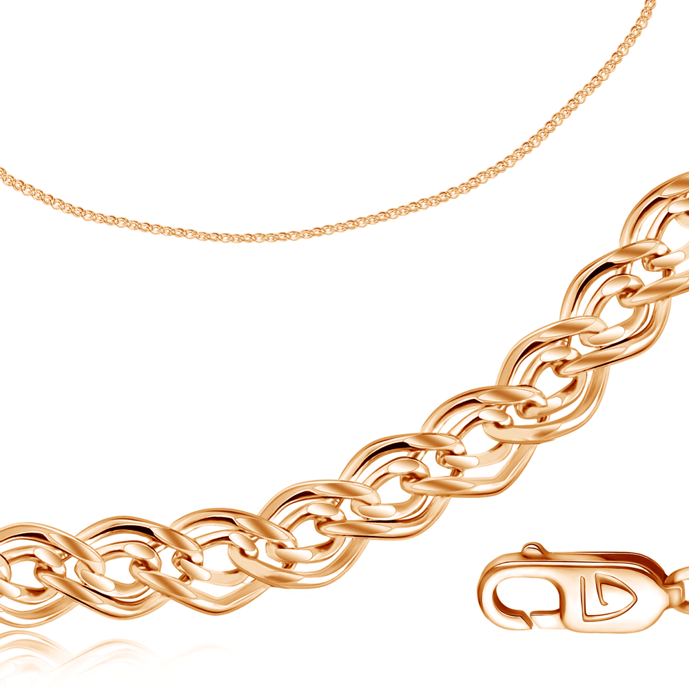 Цепь Бронницкий Ювелир 11040500150 золото 306680 тг