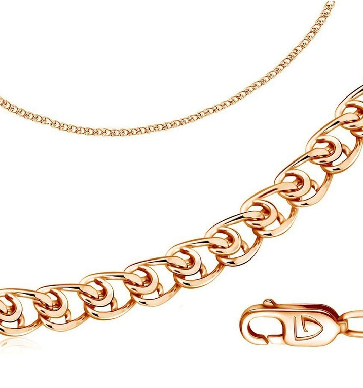 Цепь Бронницкий Ювелир 11030190155 золото 217600 тг