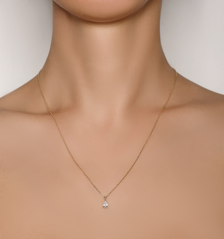 Колье Бронницкий Ювелир 54011597500 золото фианит