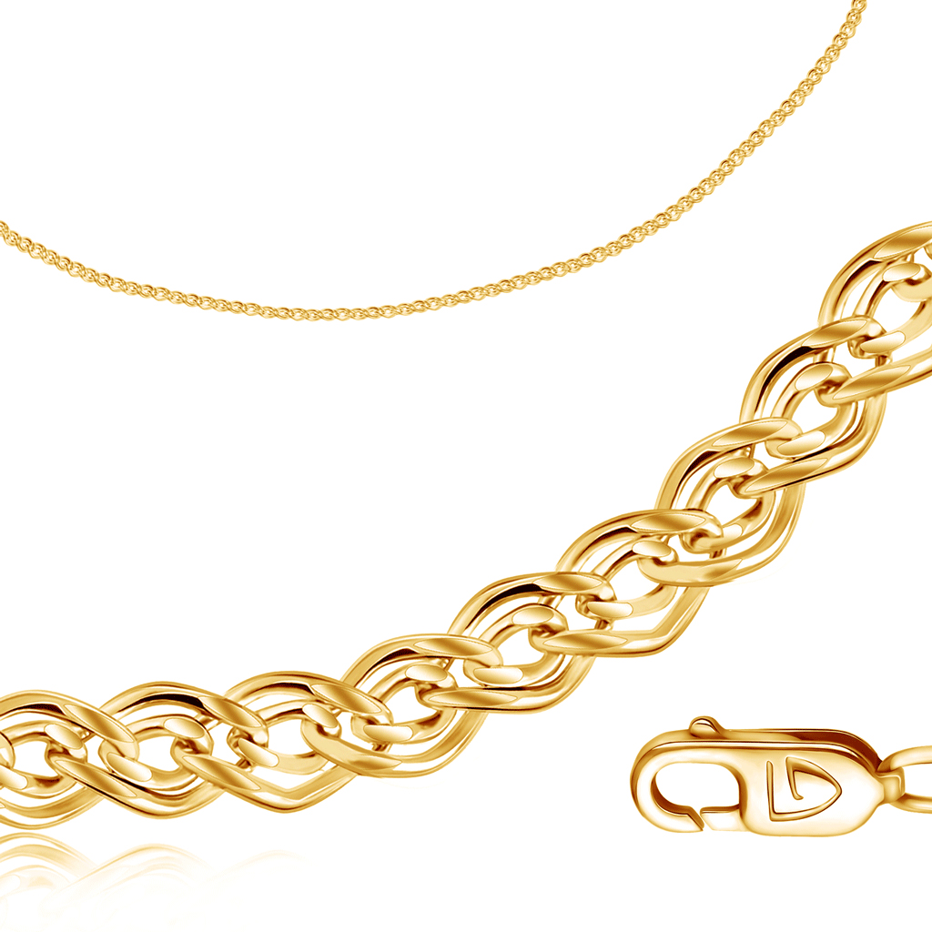 Цепь Бронницкий Ювелир 50070370150, 50 р, золото 9,29 г 631720 тг