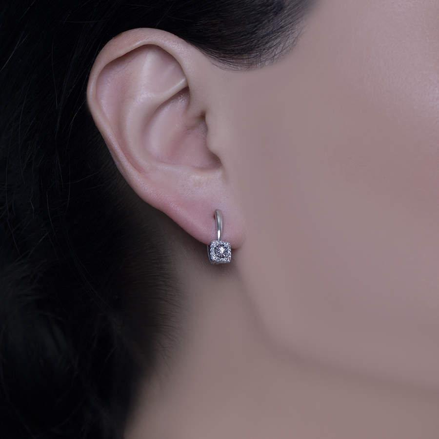 Серьги Империал С3261-0220 золото бриллиант