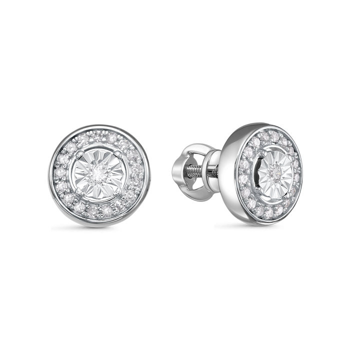 Серьги IMPERIAL С00950-0220 золото бриллиант 488600 тг