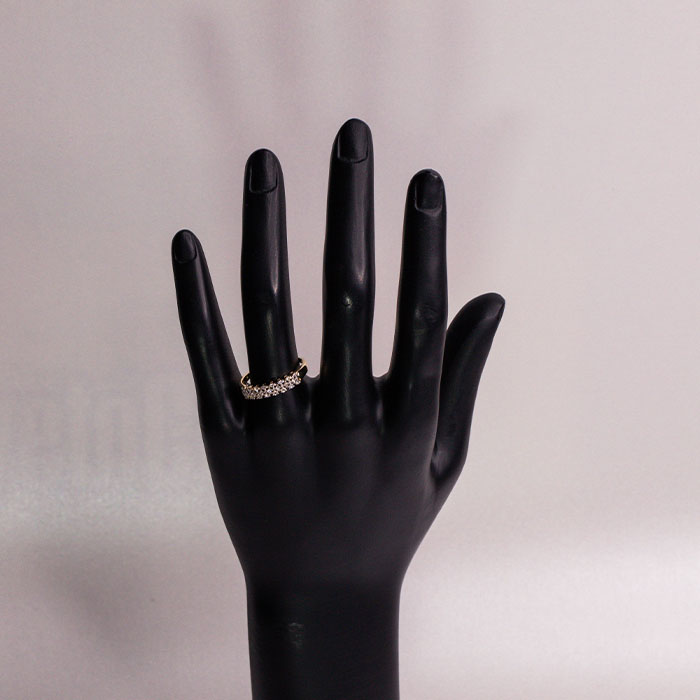 Кольцо Mi Amor К/801-0320 размер 18 вес 1.53 г золото, бриллиант