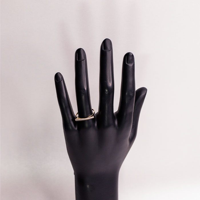 Кольцо Mi Amor К/563-0320 размер 18 вес 1.05 г золото, бриллиант