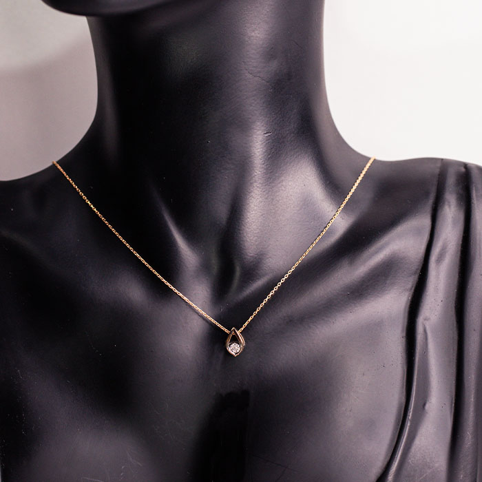 Подвеска Mi Amor П/764-120 вес 0.42 г золото бриллиант