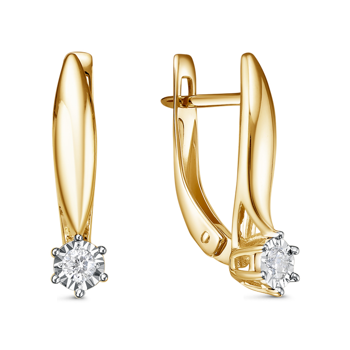 серьги ИМПЕРИАЛ  С2536-320 вес 1,85 440690 тг