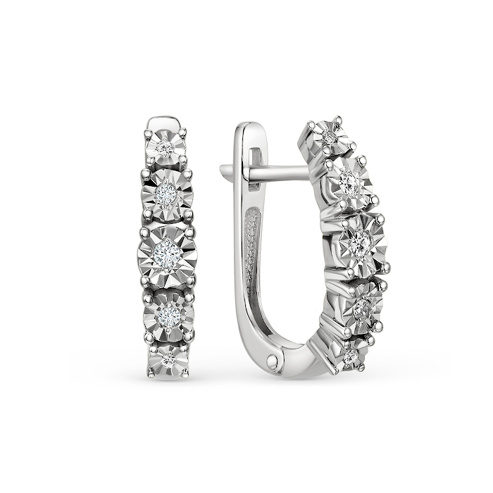 серьги ИМПЕРИАЛ  С1233-220 вес 2,64 548250 тг