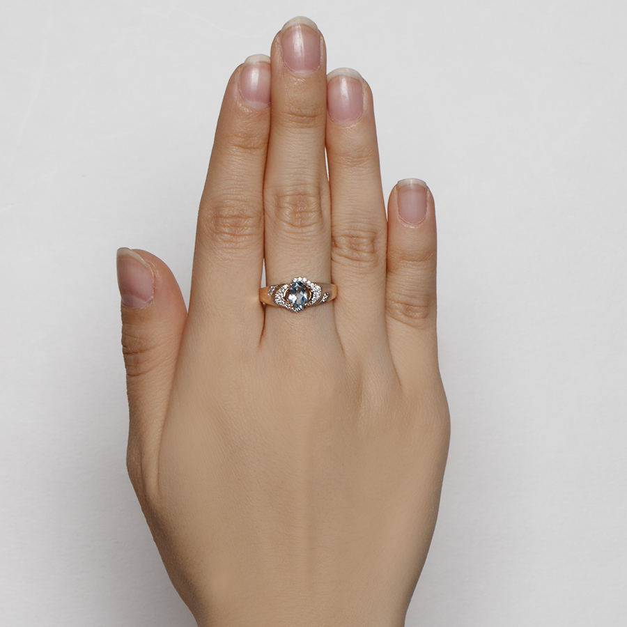 Кольцо Granat 1.10.11.0193.00-2290 золото фианит