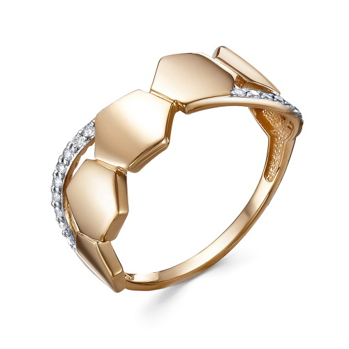 Кольцо Granat 1.10.11.0831.00-3991 золото фианит 133280 тг