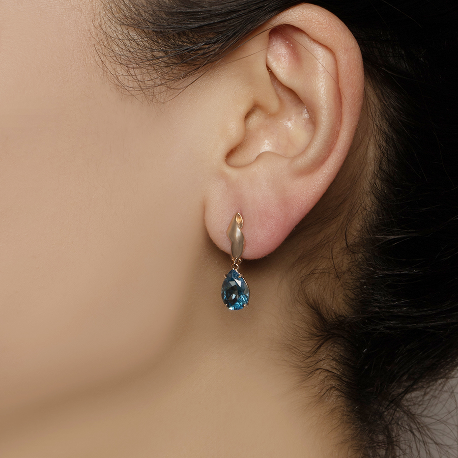 Серьги GRANAT 1.20.10.0659.00-3323 золото топаз