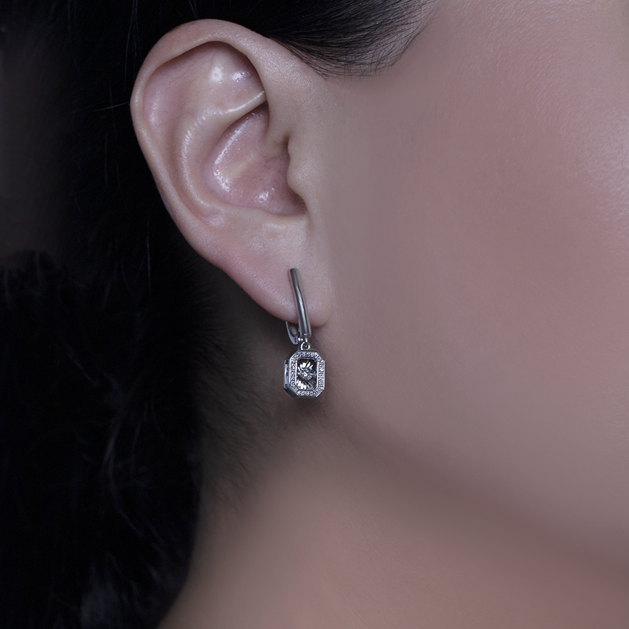 Серьги GRIGORIEV 02-12-51025-31-00-1 золото бриллиант