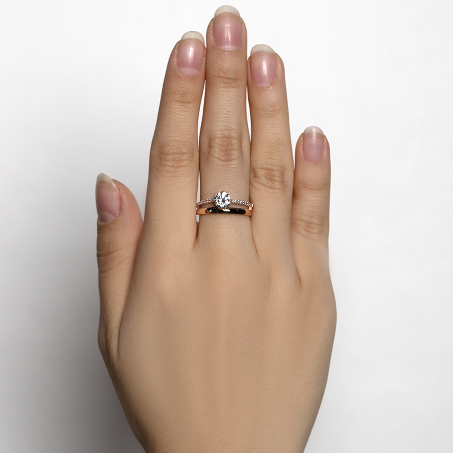 Кольцо Талант КСК 549 золото фианит