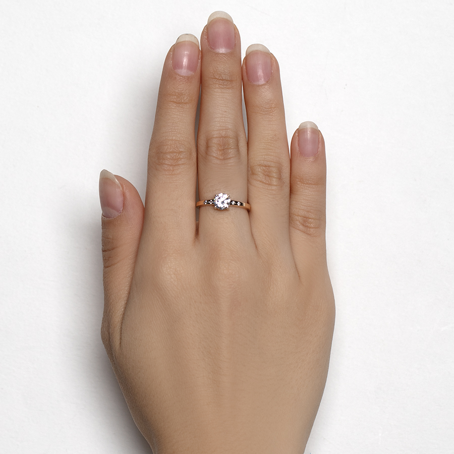 Кольцо Талант КСК 393 золото фианит