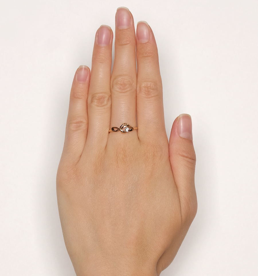 Кольцо Династия 011171-1102 золото фианит