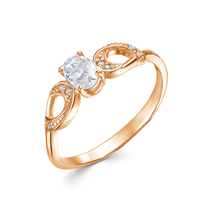 Кольцо Zlato Z1-10534 золото фианит 125800 тг