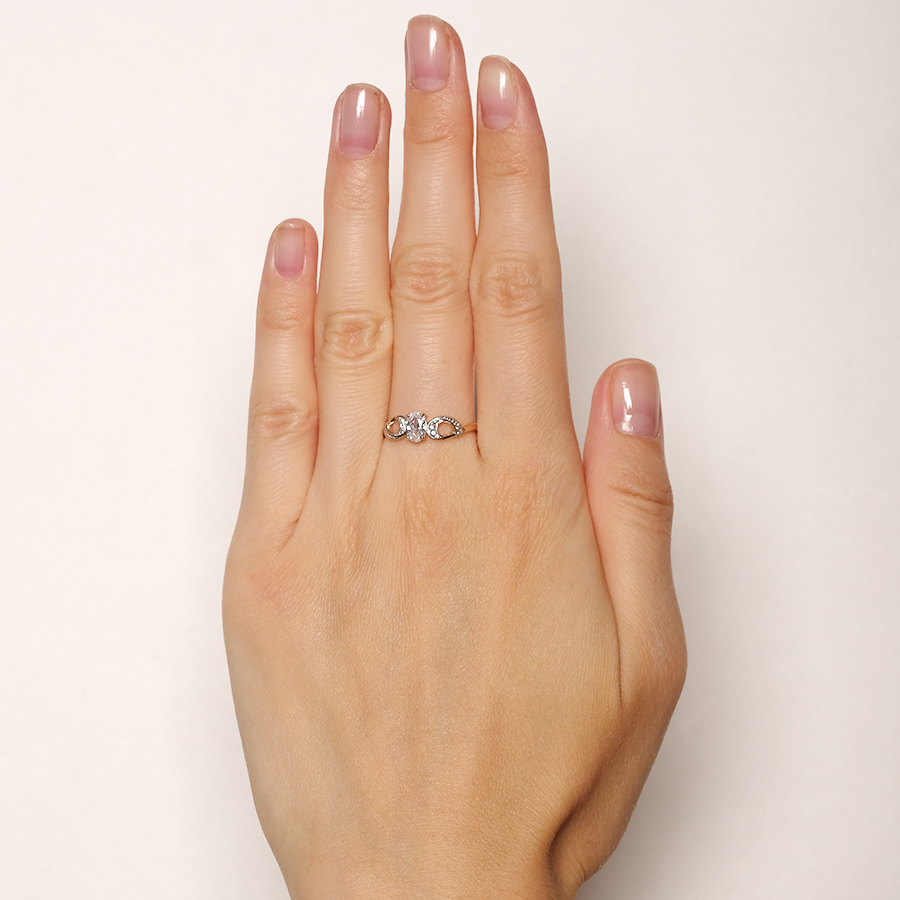 Кольцо Zlato Z1-10534 золото фианит