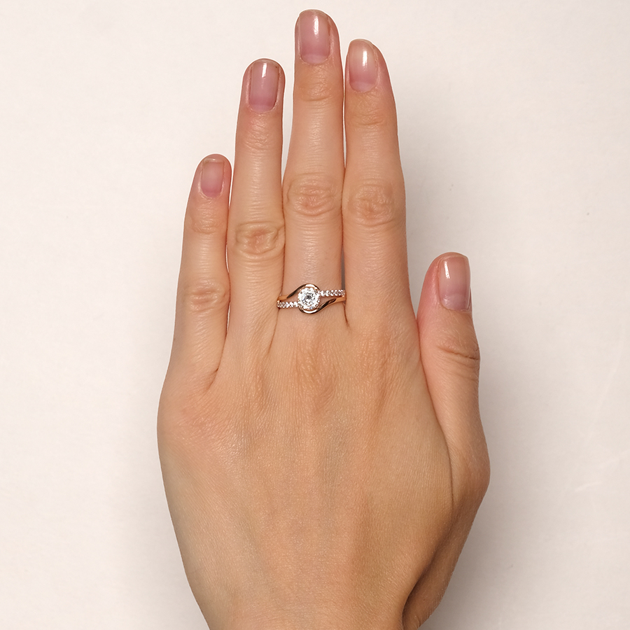 Кольцо Zlato Z1-10551 золото фианит