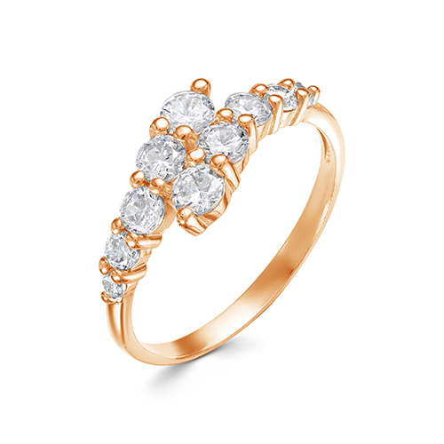 Кольцо Zlato Z1-10093 золото фианит 148240 тг