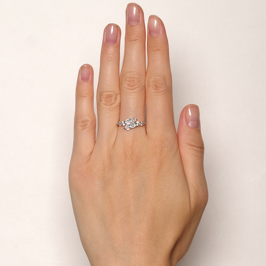 Кольцо Zlato Z1-10093 золото фианит