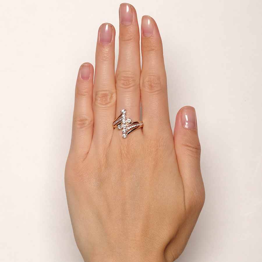 Кольцо Zlato Z1-10288 золото фианит