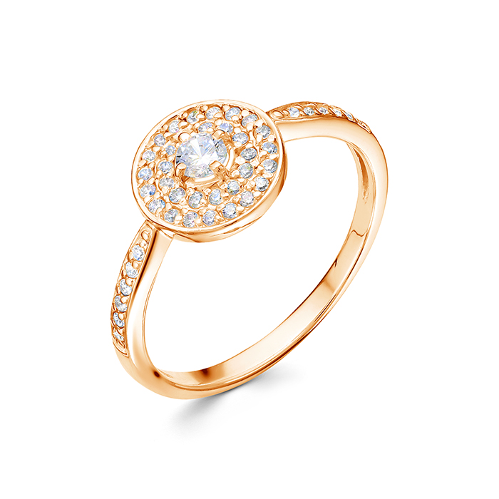 Кольцо Zlato Z1-10389 золото фианит 155040 тг