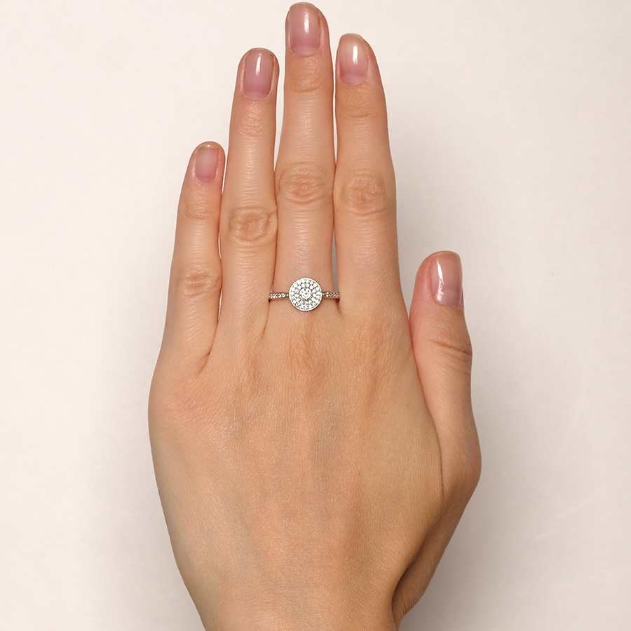 Кольцо Zlato Z1-10389 золото фианит