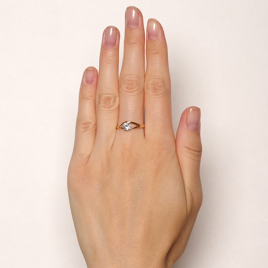 Кольцо Zlato Z1-10900 золото фианит