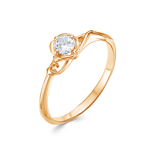 Кольцо Zlato Z1-10194 золото фианит 135320 тг