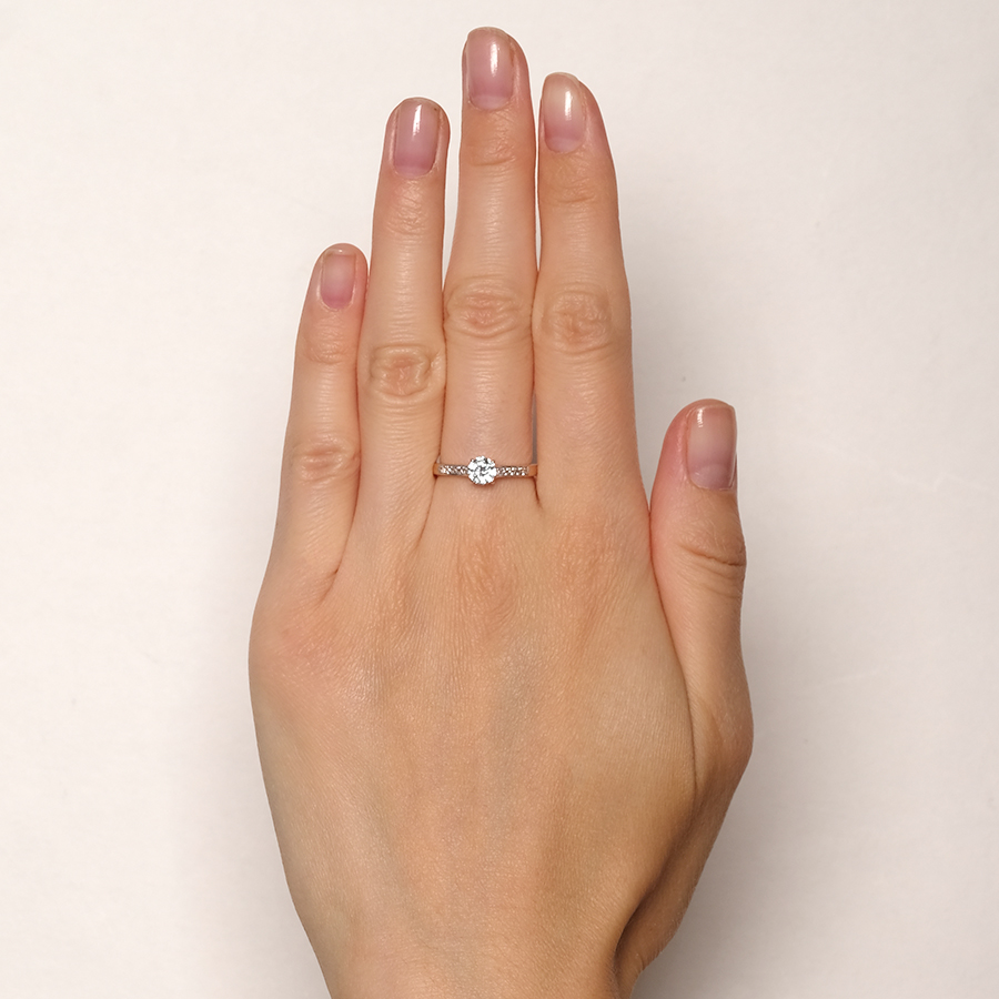 Кольцо Zlato Z1-10547 золото фианит