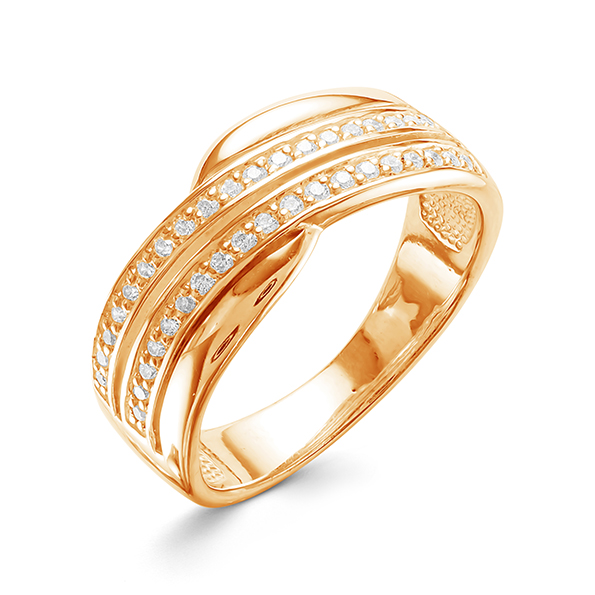 Кольцо Zlato Z1-9594 золото фианит 263160 тг