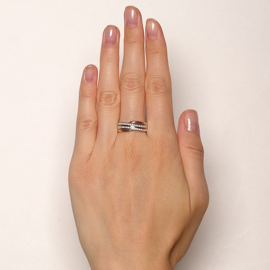 Кольцо Zlato Z1-9594 золото фианит