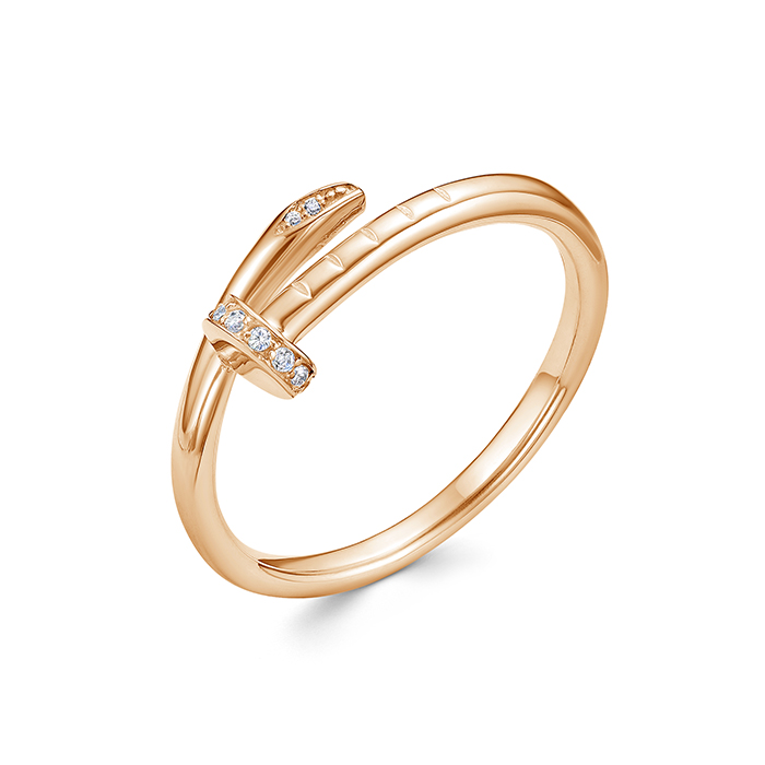 Кольцо Zlato Z1-10774 золото фианит 206040 тг