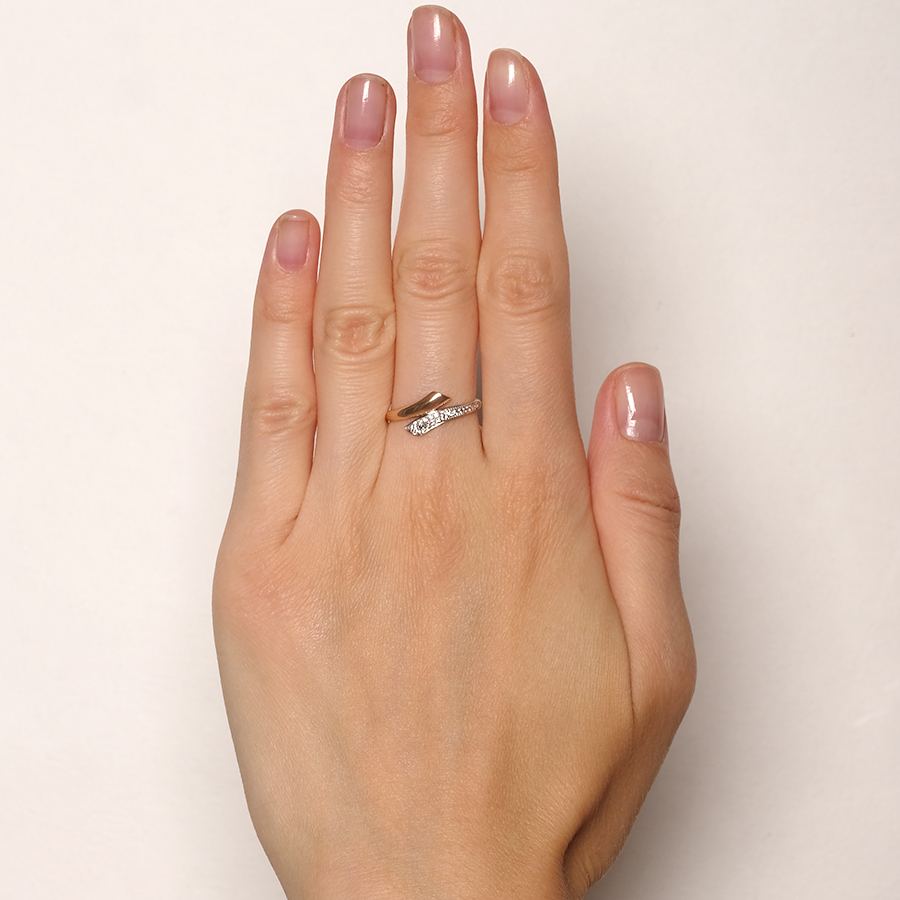 Кольцо Zlato Z1-9750 золото фианит