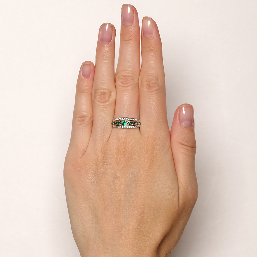 Кольцо Zlato Z1-9908 золото фианит