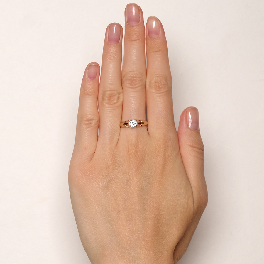 кольцо Zlato Z1-10782 золото фианит