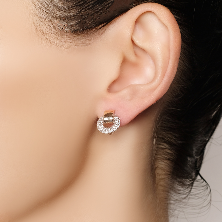 Серьги Zlato Z2-8739 золото фианит