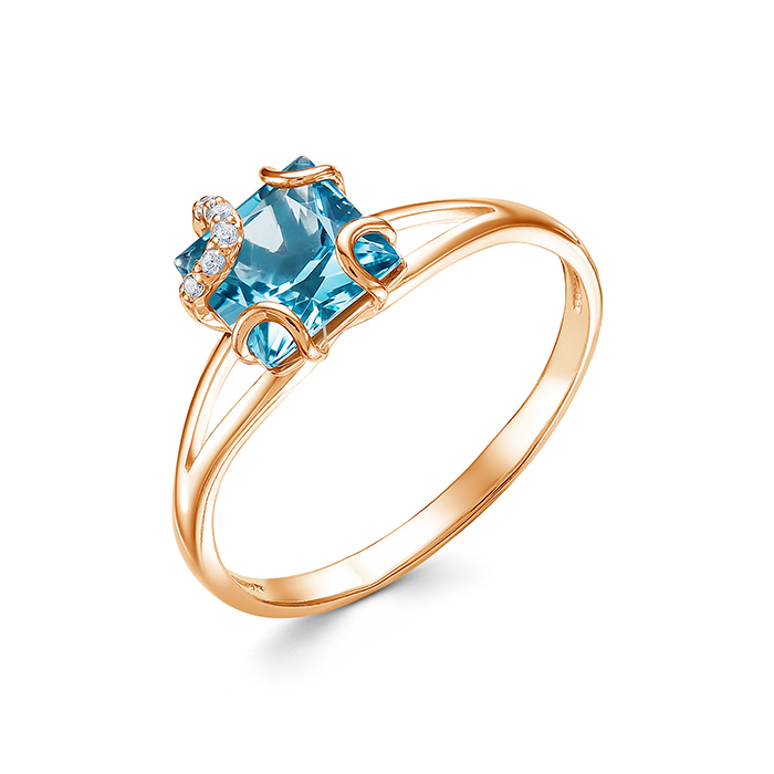 Кольцо Zlato Z1-10479 золото фианит 131240 тг